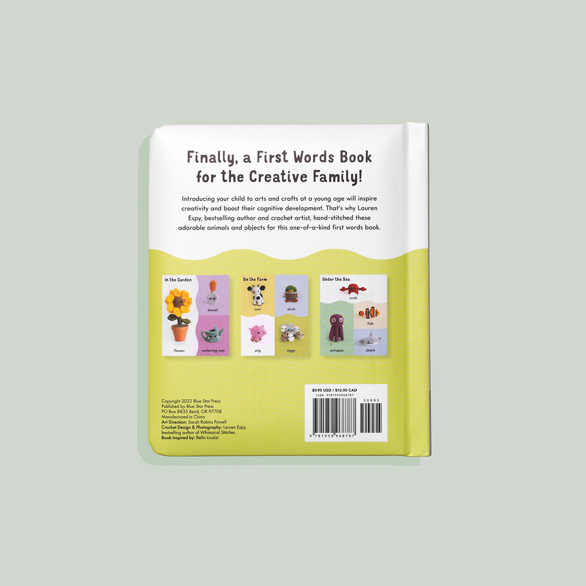 Paige Tate & Co. - First Words with Cute Crochet Friends (Baby Board Book) - Ages 1–3-5