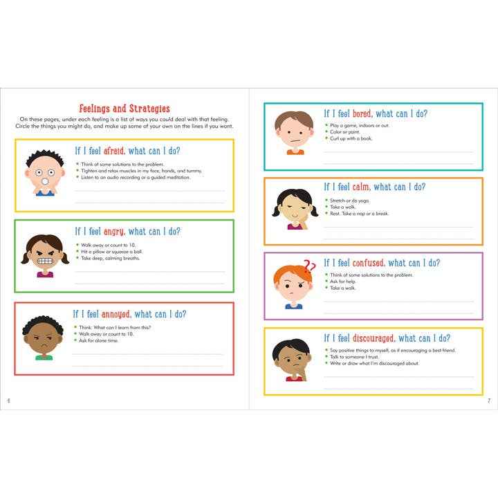Peter Pauper Press - My Feelings and Emotions Activity Book - Ages 3+-3