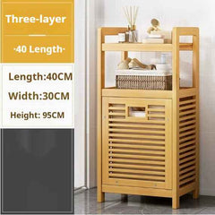 Simple Folding Japanese Nanzhu Fabric Shelf-5