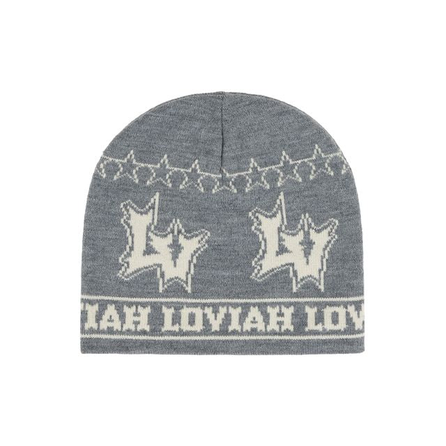 Loviah 'Hell-V' Beanie - Heather Grey-1