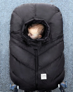 Car Seat Cocoon - Black-1