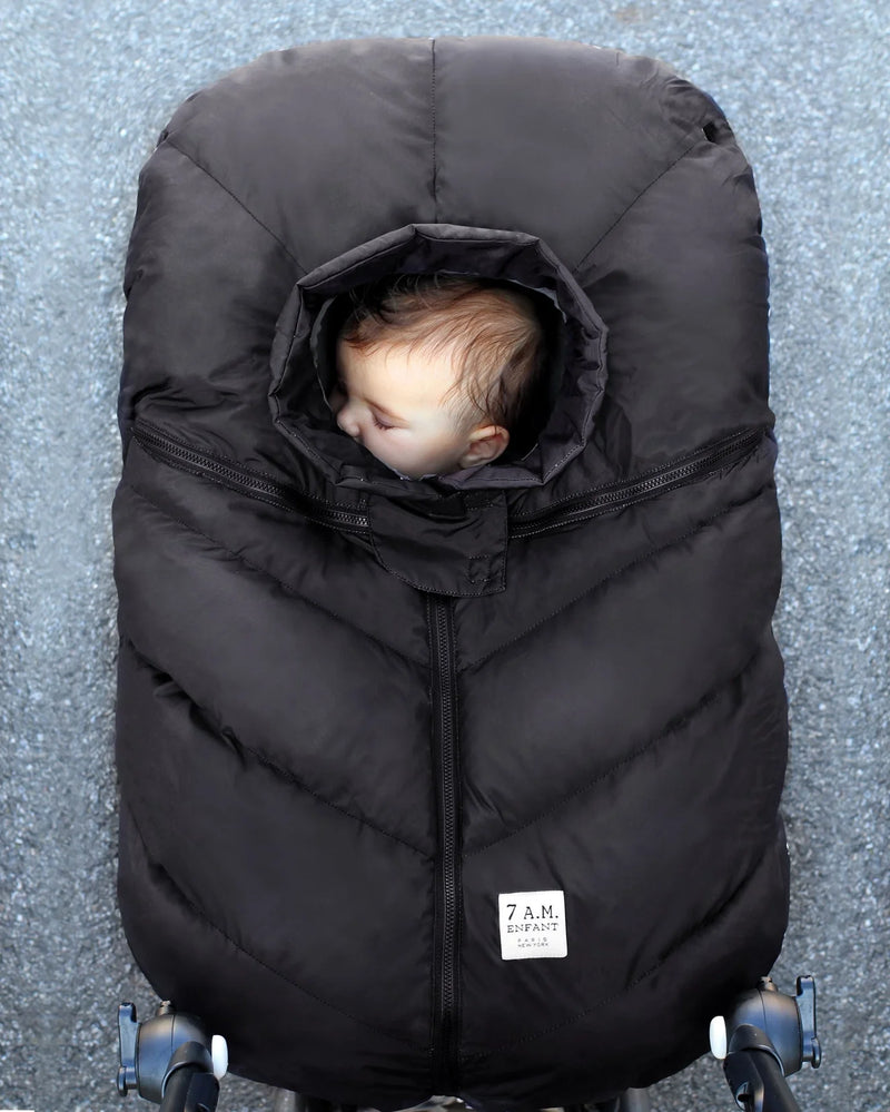 Car Seat Cocoon - Black-1