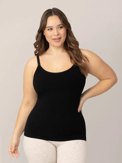 Sublime® Bamboo Maternity & Nursing Camisole | Black-1