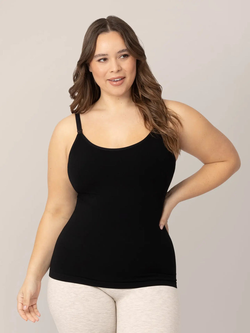 Sublime® Bamboo Maternity & Nursing Camisole | Black-1