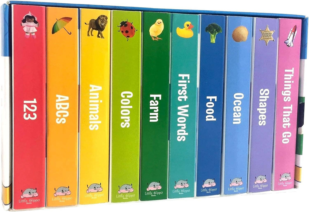 Little Hippo Books - My First Library - Baby Book Set of 10 - Ages 1–3-7