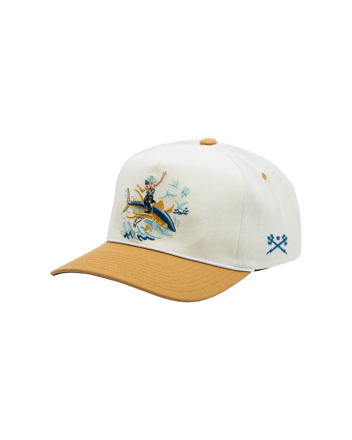 Dark Seas 'Seadog' Rodeo Snapback Cap - Beige-1