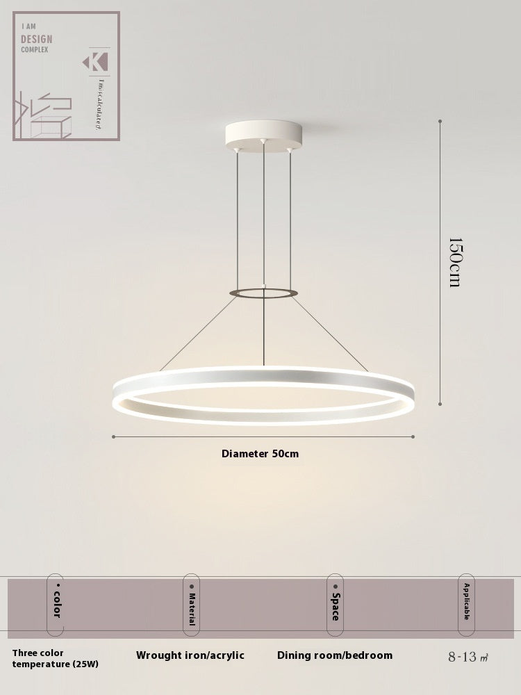 Creative Commercial Round Restaurant Chandelier-15