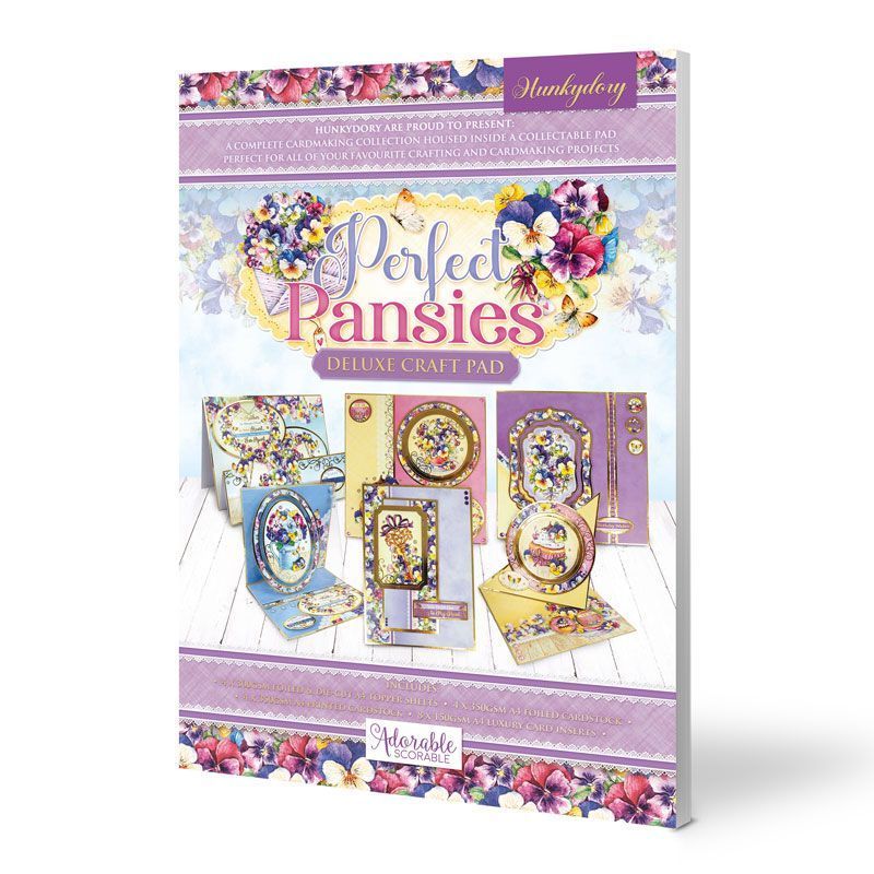 Deluxe Craft Pads - Perfect Pansies-1