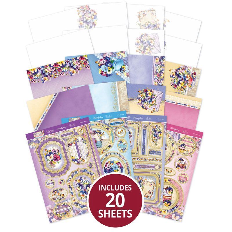 Deluxe Craft Pads - Perfect Pansies-2