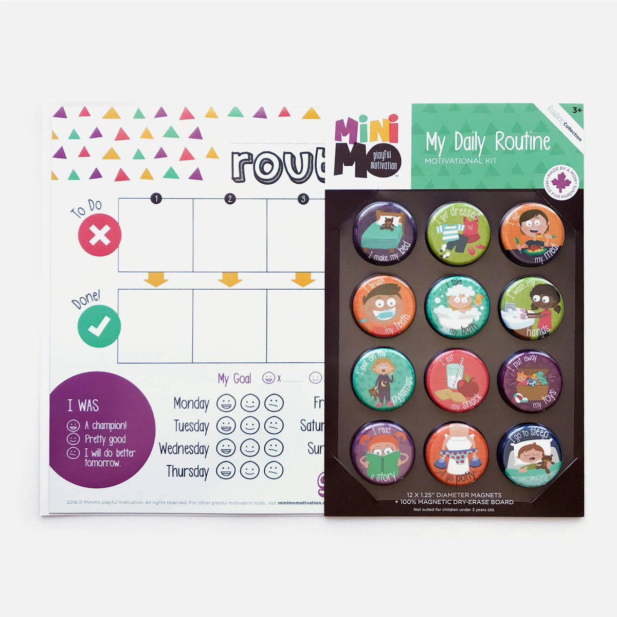 Minimo Playful Motivation - My Daily Routine - Canadian Brand - Ages 3–10-1