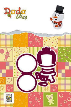Dada Dies Christmas Snowman-1