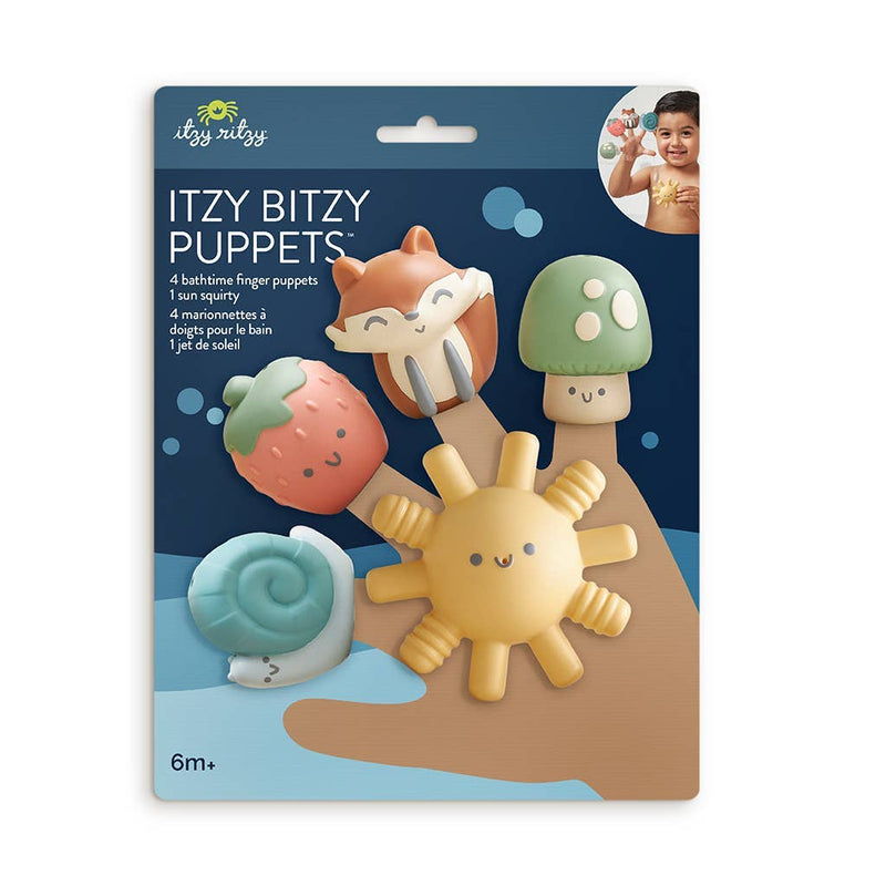 Itzy Ritzy Canada - Itzy Bitzy Puppets™ - Bath + Storytelling Toys: Itzy Friends - Ages 6+ Months-1