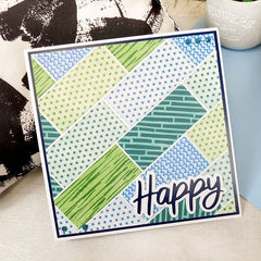 Duo Design Paper Pads - Sketched Stripes & Delightful Dots-7