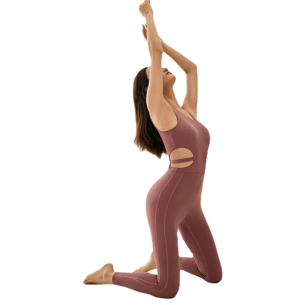 Women’s Breathable One-Piece Workout Outfit – Hip-Fit Fitness & Sportswear-10