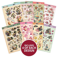 Amongst The Flowers Decoupage Topper Collection-1
