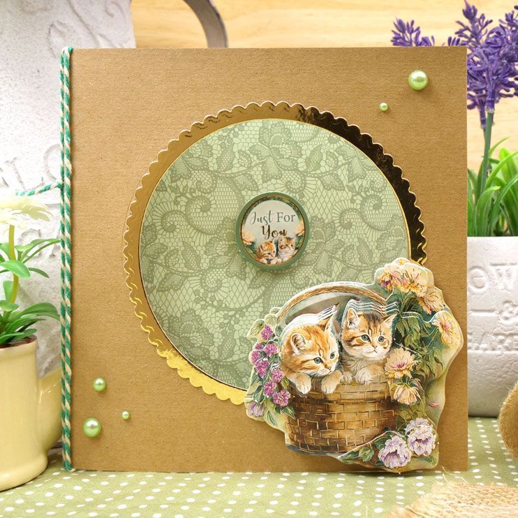 Amongst The Flowers Decoupage Topper Collection-3