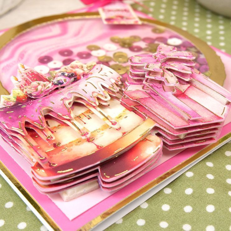 A Sweet Birthday Decoupage Topper Sheet-4