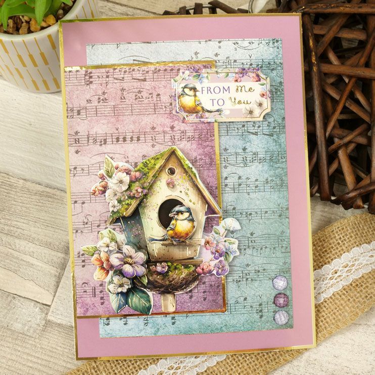 Amongst The Flowers Decoupage Topper Collection-9