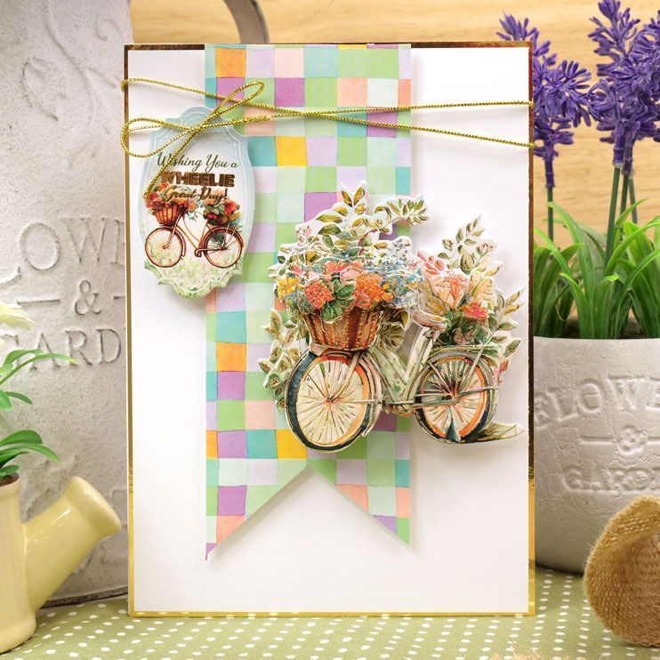 Amongst The Flowers Decoupage Topper Collection-11