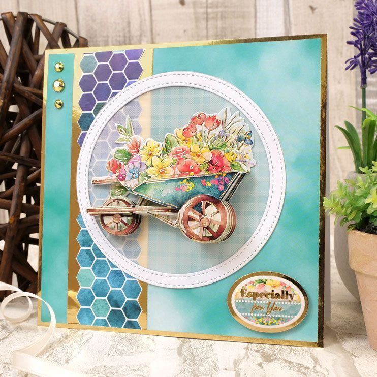 Amongst The Flowers Decoupage Topper Collection-12