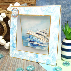 Ocean Waves Decoupage Topper Sheet-4