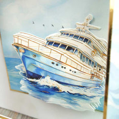 Ocean Waves Decoupage Topper Sheet-5