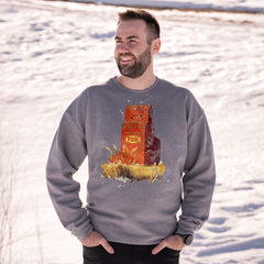 Grain Elevator Unisex Crewneck | Prairie Apparel | Farmer Apparel-1