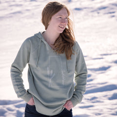 Saskatchewan Line Art Women's Bunnyhug-2