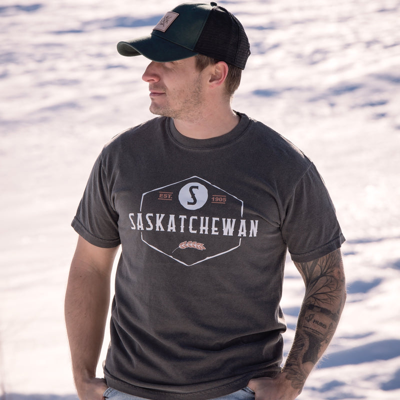 Saskatchewan Est 1905 Unisex T-shirt | Saskatchewan Apparel-1
