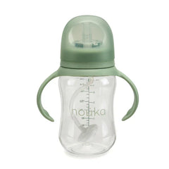 Transitional Sippy/Weighted Straw Cup | noüka | Moss-3