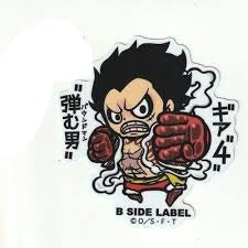 One Piece - Gear 4 Bounce Man Luffy 2 Small Sticker(B-SIDE LABEL)-1