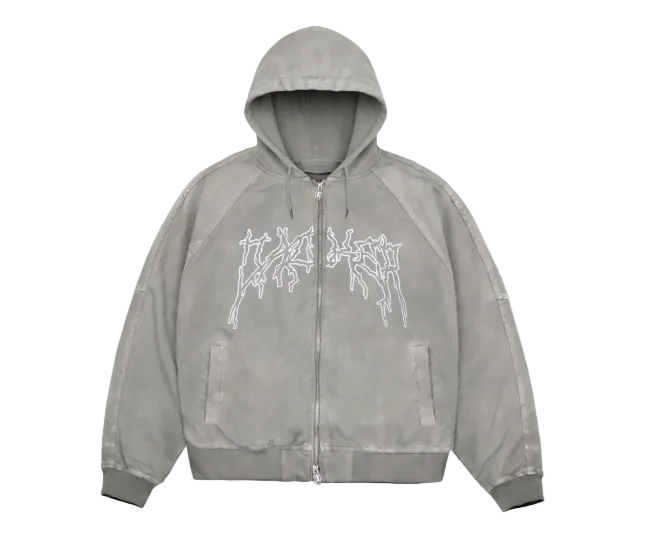 Jacker 'Skeleton' Jacket - Grey-1