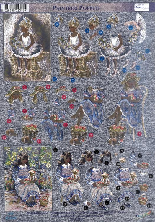 Dufex Metallic 3D Assorted Precut Sheets-Winter Children-16 SHEETS-8