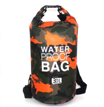 Outdoor Waterproof Bag Camouflage Polyester Double Shoulder Waterproof Bag Portable Beach Backpack-15