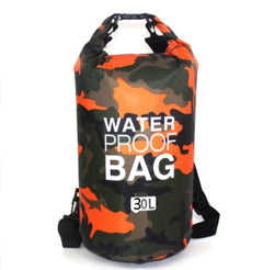 Outdoor Waterproof Bag Camouflage Polyester Double Shoulder Waterproof Bag Portable Beach Backpack-15