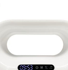 Multi-function 3 In 1 LED Night Light APP Control RGB Atmosphere Desk Lamp Smart Multifunctional Wireless Charger Alarm Clock-3