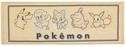 Pokémon Scarlet & Violet: Pikachu & Eevee & Starter Hand Towel