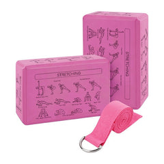 Wholesale EVA Yoga Block & Stretch Band Set – Yoga & Dance Training Accessories-7