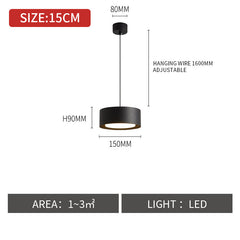 Nordic Creative Bedroom Bedside Single Head Small Chandelier-8