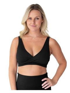 Sublime® Adjustable Crossover Nursing & Lounge Bra | Black-3