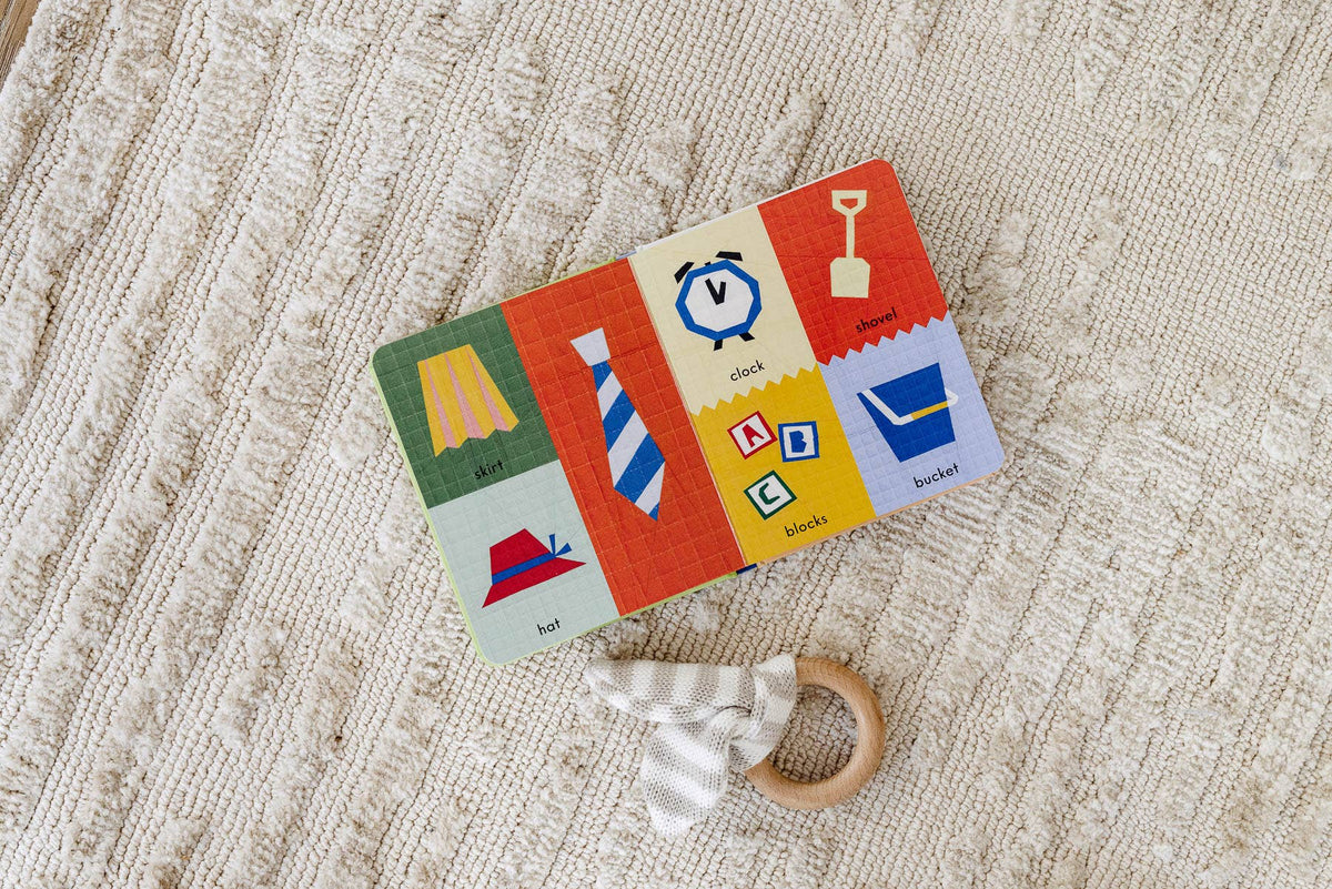 Paige Tate & Co. - First Words with Cute Quilted Friends - Ages 1–3-5