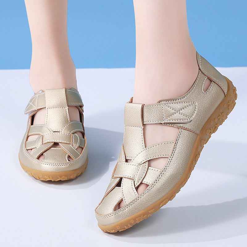 Beach Hollowed Fashion Flat Sandals-3