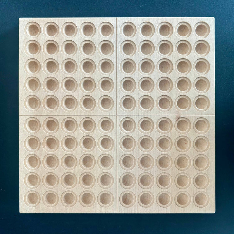 Tree Fort Toys - Montessori Wooden Hundred Board (100-Frame) - Made in Canada - Ages 3+-2