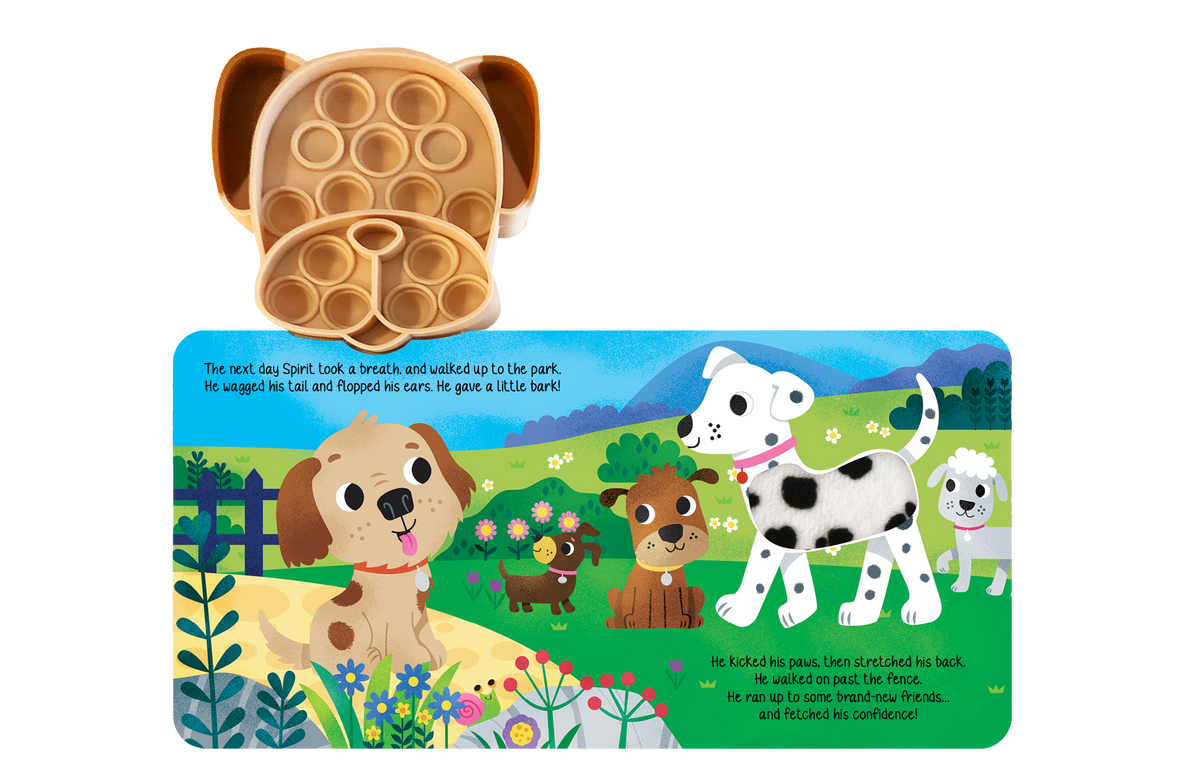 Little Hippo Books - Little Puppy - Your Sensory Fidget Friend - Ages 1+-6