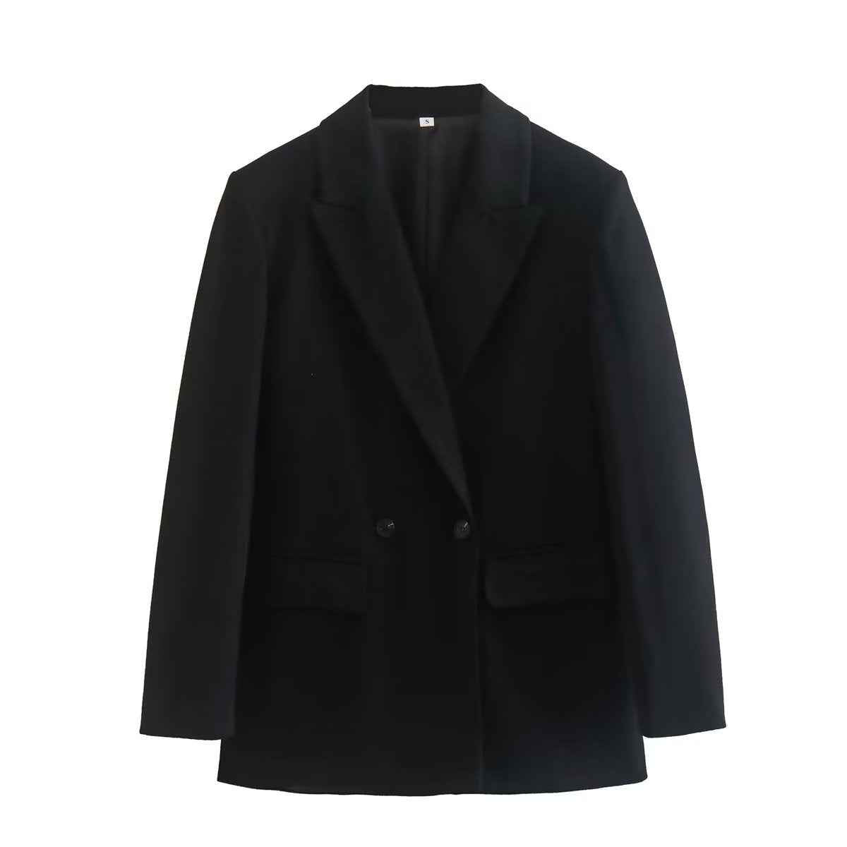 Women’s Two-Button Blazer – Elegant Street Style Tailored Jacket for Casual & Workwear-4