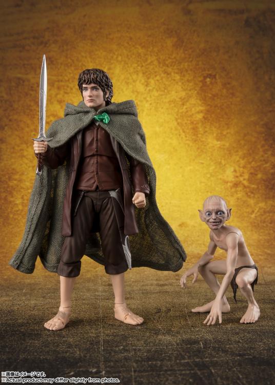 The Lord of the Rings: The Fellowship of the Ring S.H.Figuarts Frodo Baggins & Gollum Action Figure Set