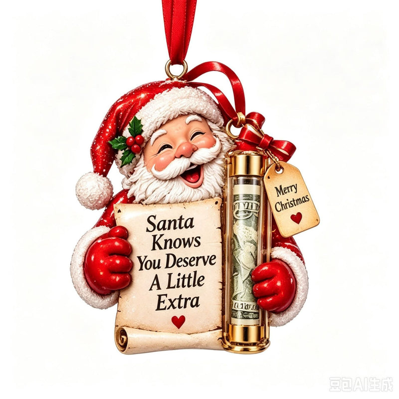 Christmas Cash Holder Ornament-15