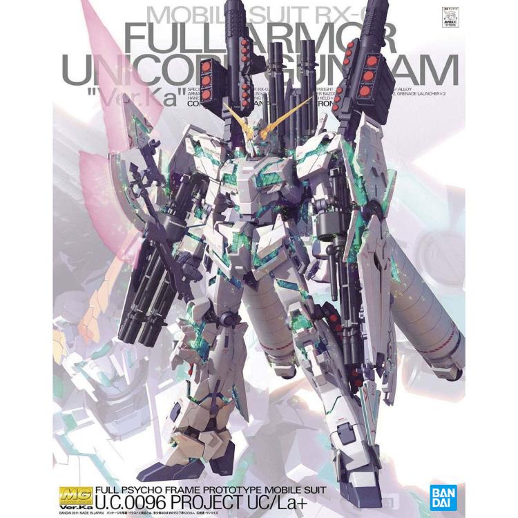 Mobile Suit Gundam Unicorn MG RX-0 Full Armor Unicorn Gundam (Ver.Ka) 1/100-1