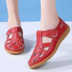 Beach Hollowed Fashion Flat Sandals-5