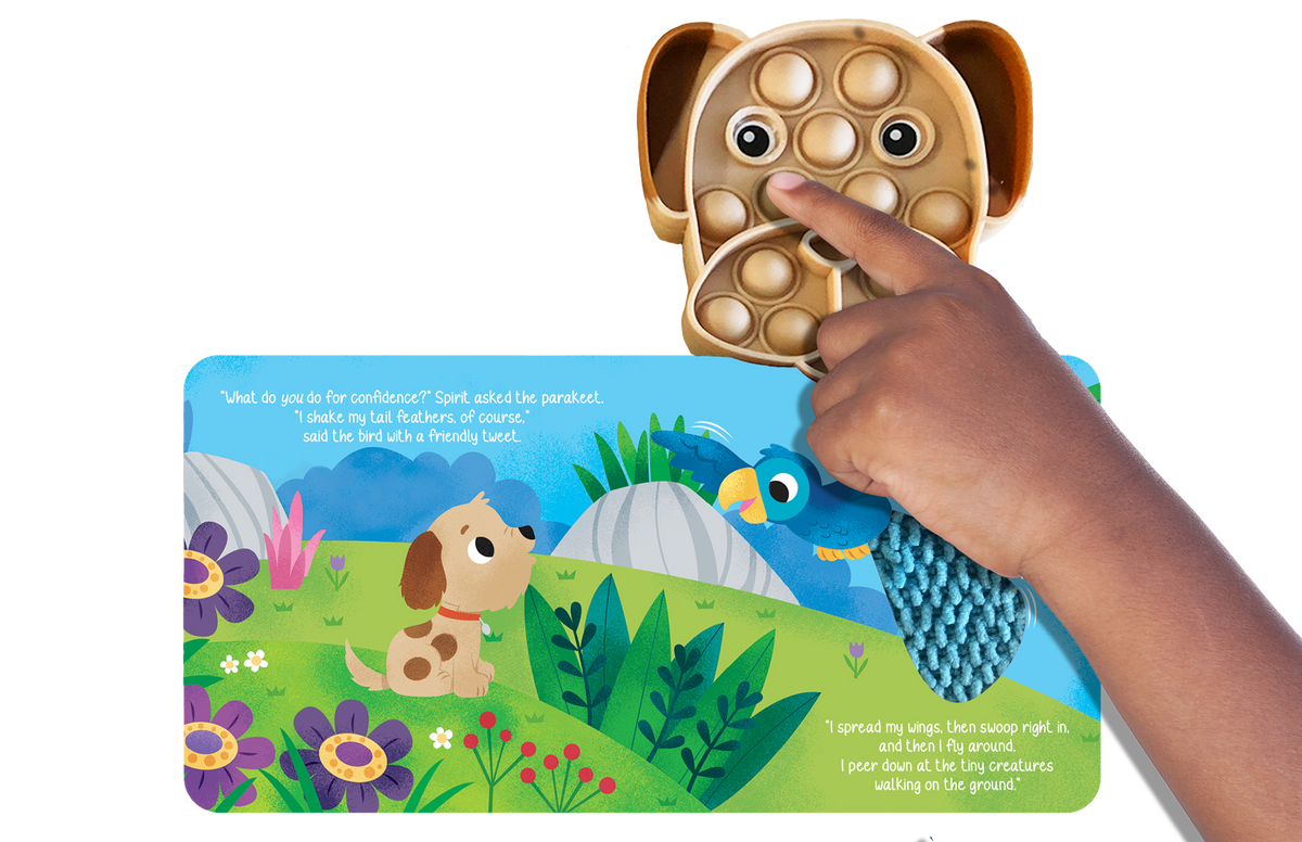 Little Hippo Books - Little Puppy - Your Sensory Fidget Friend - Ages 1+-3